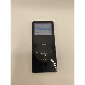Apple iPod Nano 1st Gen Black 2GB – Tested Working – Holds Charge – Fast Ship
